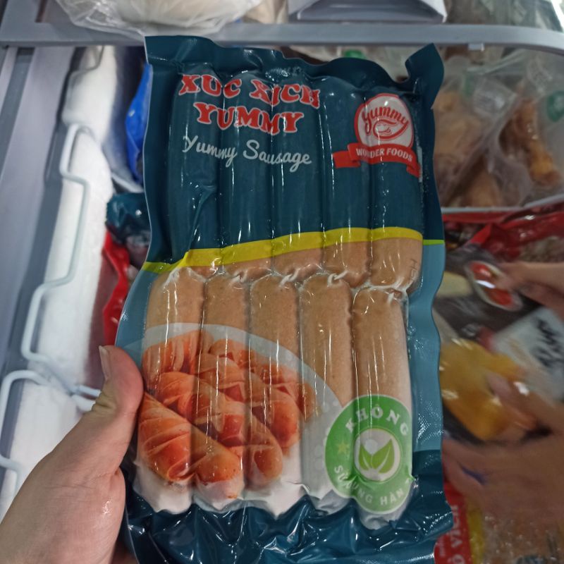 Xúc xích đức Yummy gói 500g