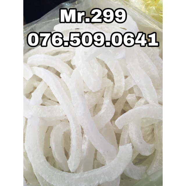 Mứt dừa Non dẻo dẻo thơm thơm đóng gói