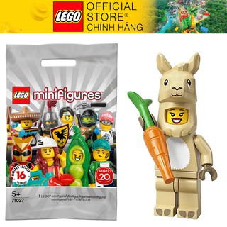 [Lego Official - Có Sẵn] Nhân vật LEGO Minifigures 20 71027 Llama Costume Girl - Cô gái trong trang phục Lạc Đà NEWSEAL