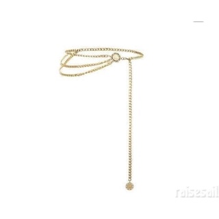 Thắt lưng dây xích phối đồng xu sang chảnh vintage