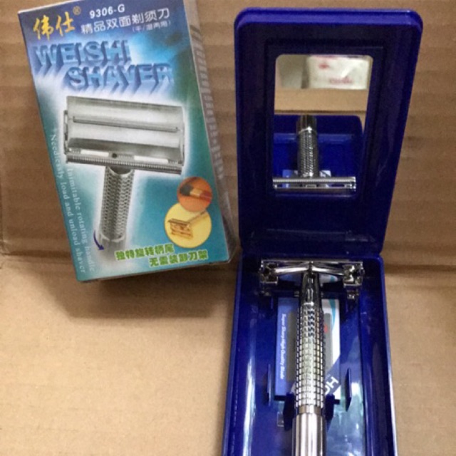Bàn cạo râu Inox Weishi & Mingshi Lưỡi Lam Không Gỉ
