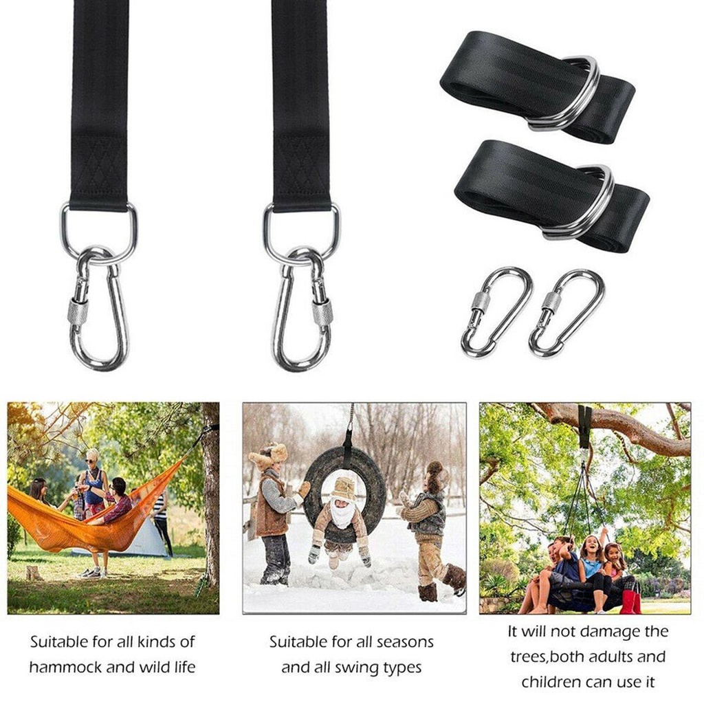 YIYU Dây Treo Tường Tập Yoga / Thể Hình Cây Xích Đu Siêu Dài Dễ Lắp Đặt