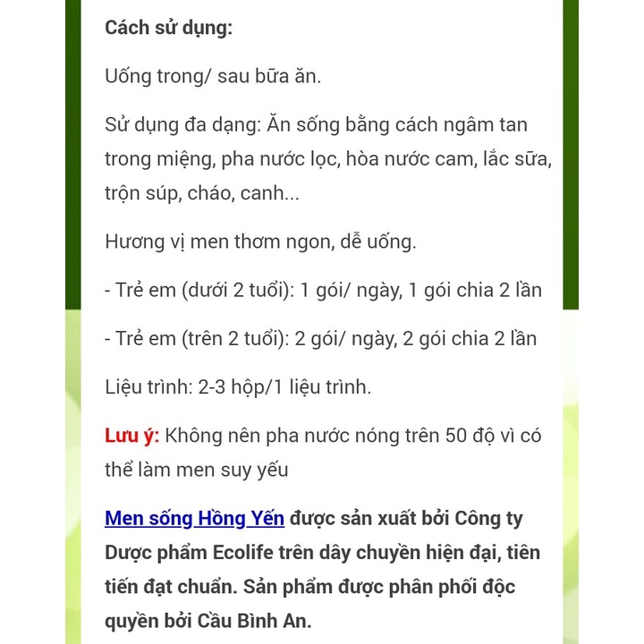 MEN SỐNG HỒNG YẾN CẦU BÌNH AN MẪU MỚI