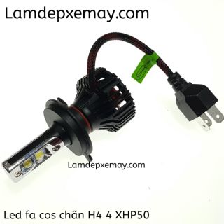 Led chân H4 4 nhân Cree Xhp50