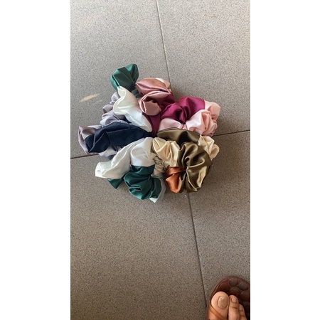 Dây buộc tóc scrunchies phối nhiều màu cho nữ