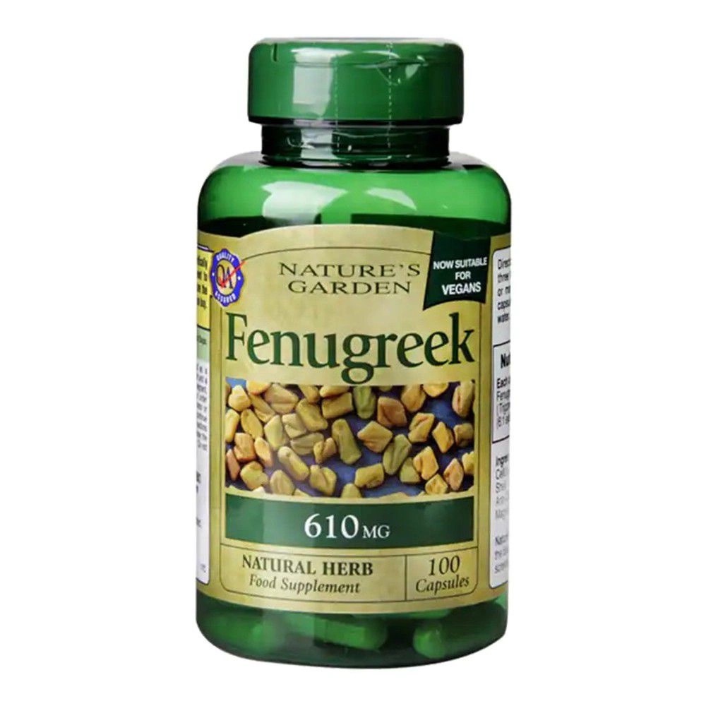 Lợi Sữa Fenugreek Nature's Garden 610mg Hộp 100 Viên | Minizon Kids