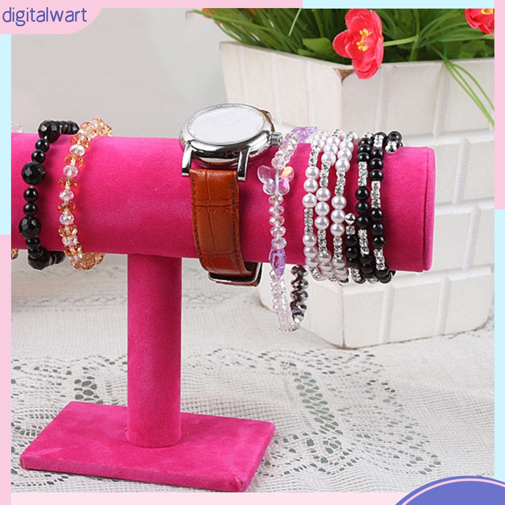 (Hàng Mới Về) Giá Đỡ Trưng Bày Trang Sức Chất Liệu Nhung Thời Trang