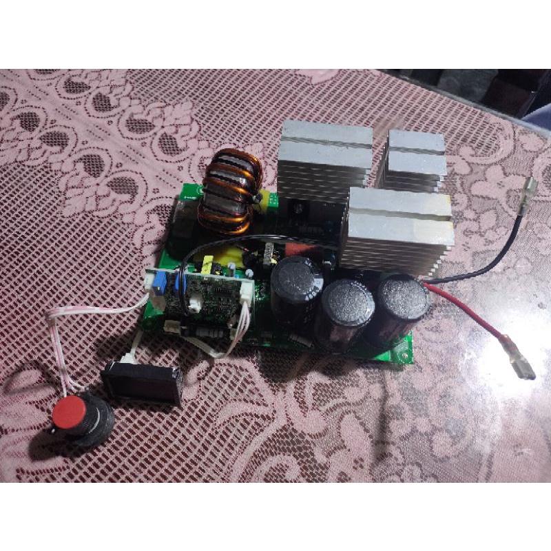 Trọn bộ bo máy hàn 3 tụ hàn que 3.2 chấm.kéo lien tục đũa 2.6