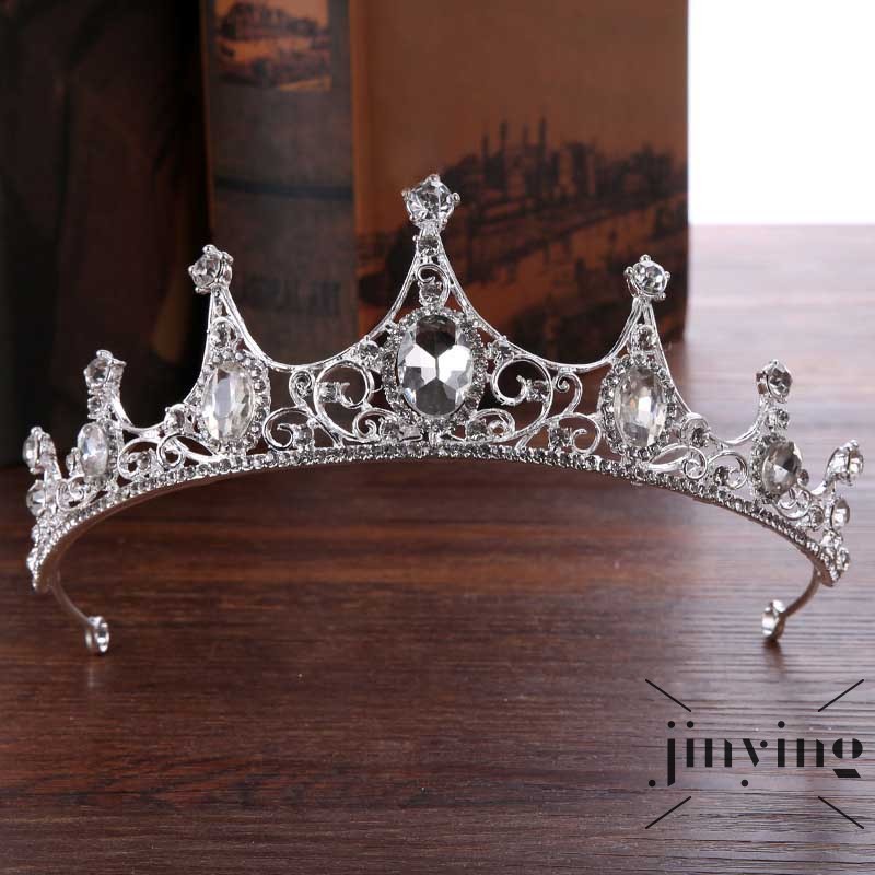 GETNOIVAS Vương miện công chúa đính kim cương sang trọng cho cô dâu