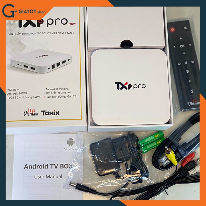 Android TV Box LTP TXPPro New hỗ trợ tìm kiếm giọng nói