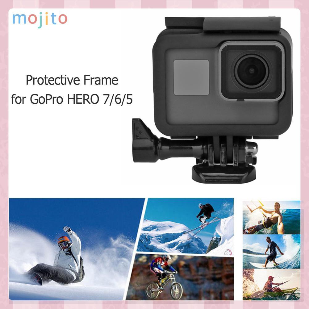 Khung Bảo Vệ Camera Gopro Hero 7 6 5 Màu Đen