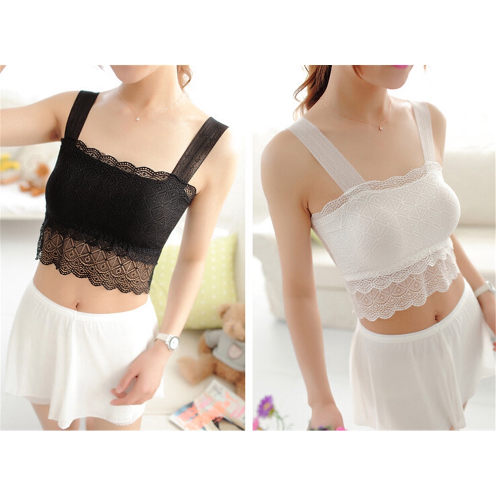 Áo lót dạng ống không dây phối ren quyến rũ dành cho nữ