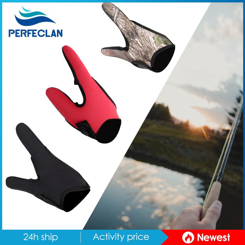 Găng Tay Câu Cá Hai Ngón Co Giãn Unisex