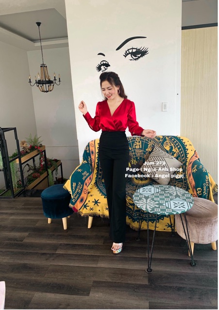 Jump thiết kế đi tiệc cao cấp - Jumpsuit quần ống loe