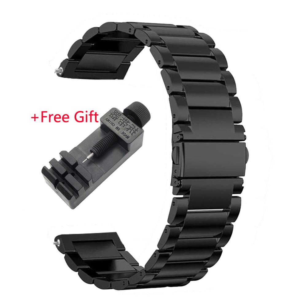 Dây đeo bằng kim loại cho đồng hồ Xiaomi Amazfit GTR 2 GTR2 Huami Amazfit Stratos 3
