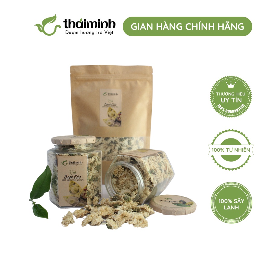 Trà Bạch Cúc Thái Minh, sấy lạnh, an thần, ngủ ngon, dưỡng nhan