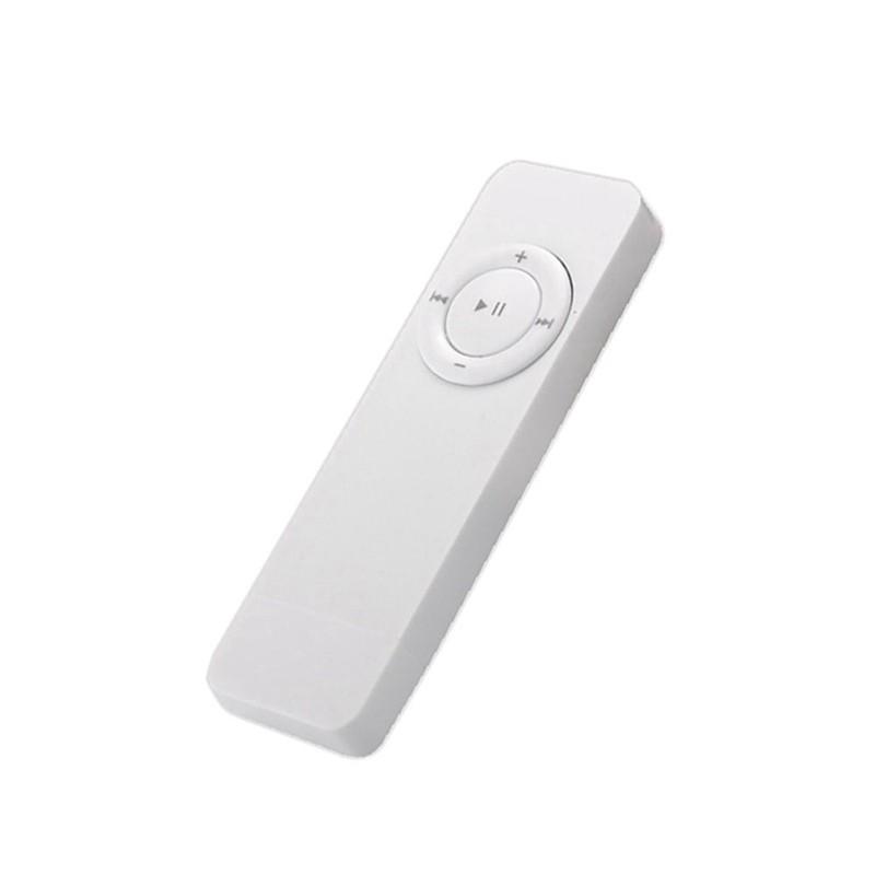 Portable USB Sport U Disk Mini Mp3 Music Player Support 32GB &lt;br&gt; TF Card(white)