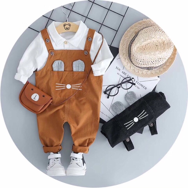 Set yếm kèm áo dễ thương