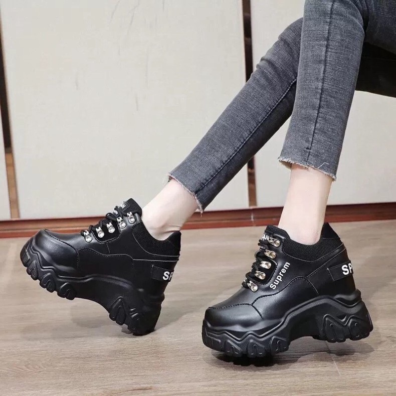 Giầy Đế Độn Nâng Chiều Cao 9Cm Siêu Chất (Hàng ORDER) +Ảnh Thật
