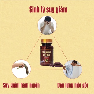 (60 viên) Sâm Nhung Bổ Thận HADIPHAR (Hà Tĩnh)
