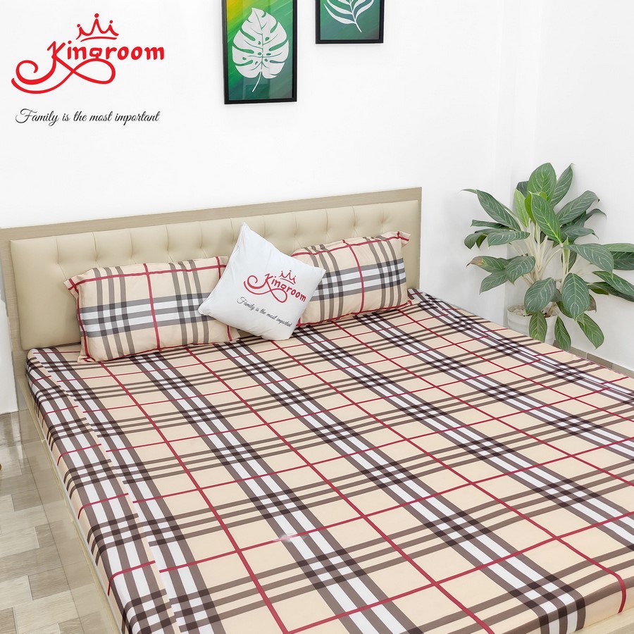 bộ ga giường thun lạnh Kingroom đủ size shop chuyên bộ ga gối ga nệm