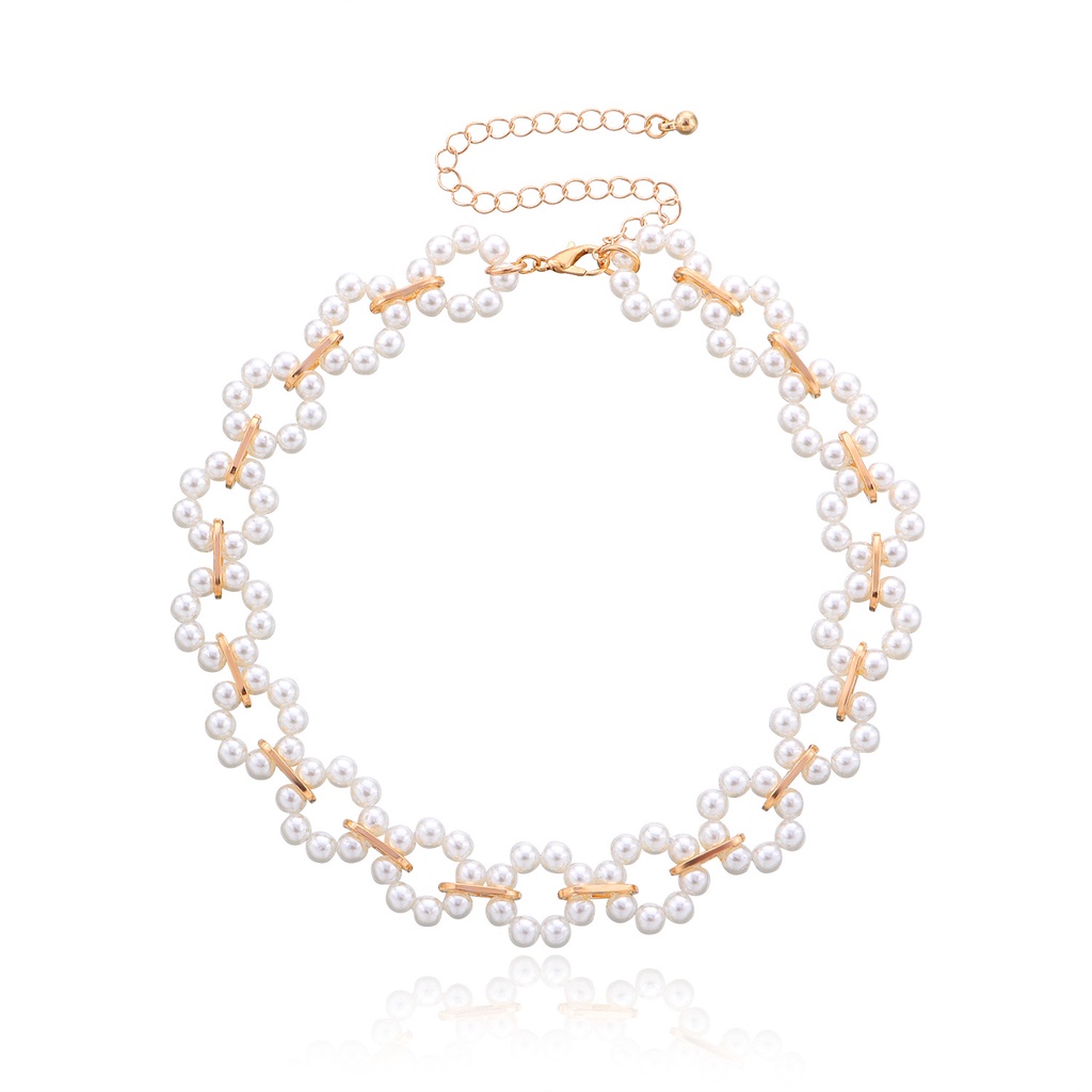 (0291) Vòng Cổ Choker Hoa Ngọc Sang Trọng Nữ Tính Phong Cách Hàn Quốc
