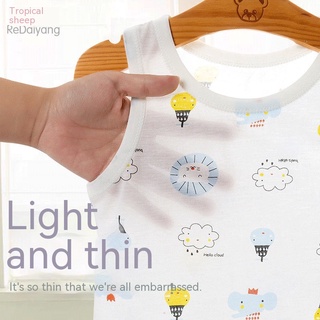 Áo sát nách sợi tre mỏng thời trang mùa hè cho bé 3-4 tuổi áo thun trắng cho bé áo cho bé trai 10 tuổi áo phông trẻ em áo thun trắng bé trai  áo thun cao cổ cho bé áo thun cổ tròn bé trai