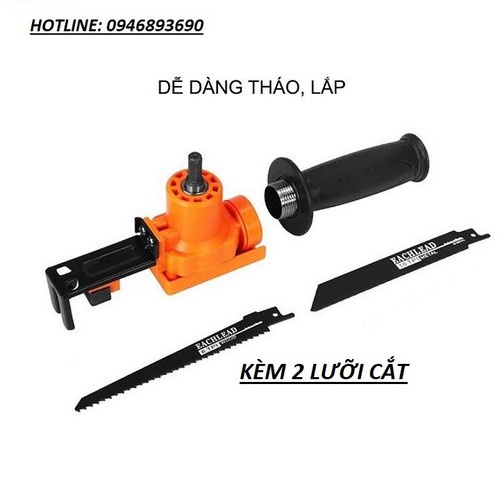 Bộ chuyển đổi máy khoan thành máy cưa kiếm