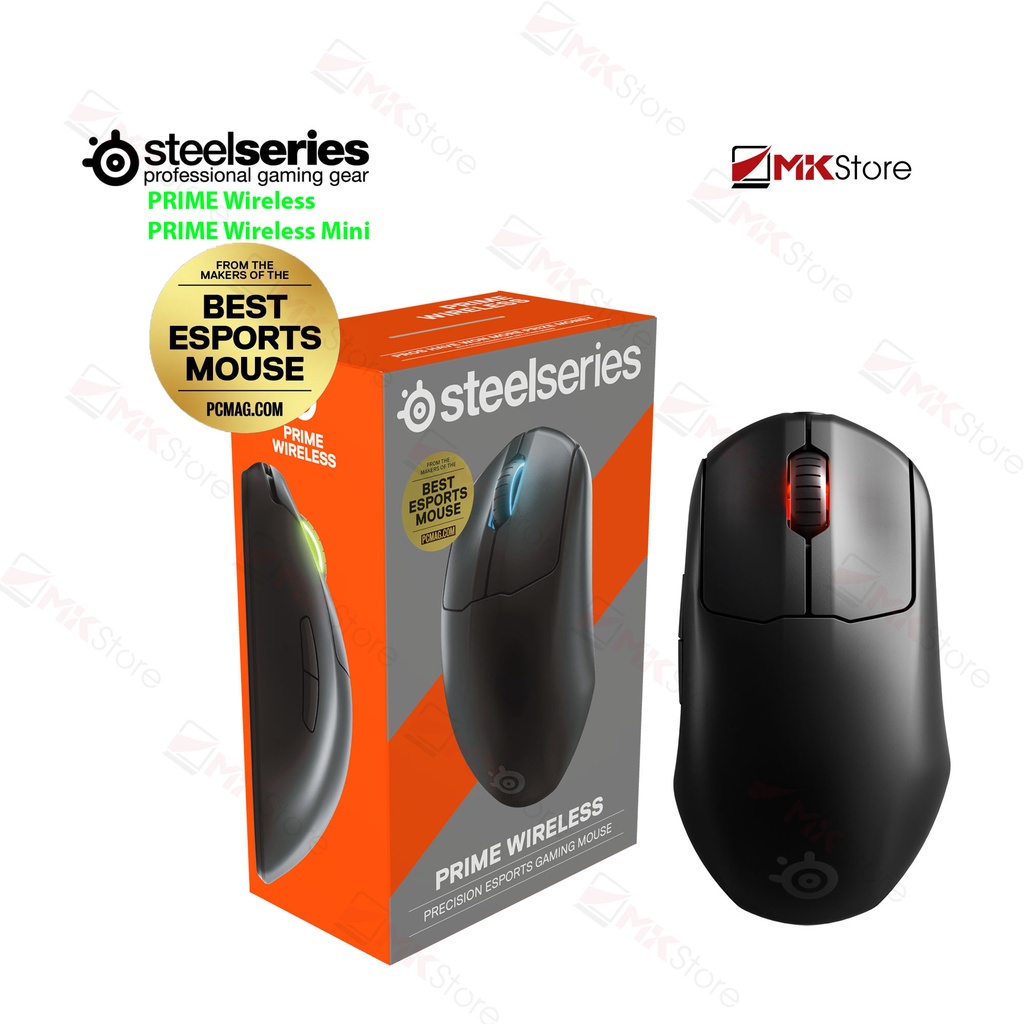 Chuột chơi game không dây Steelseries PRIME Wireless Pro (100mil Click - 18.000CPI)