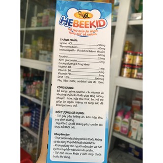 Siro Ăn Ngon HEBEEKID