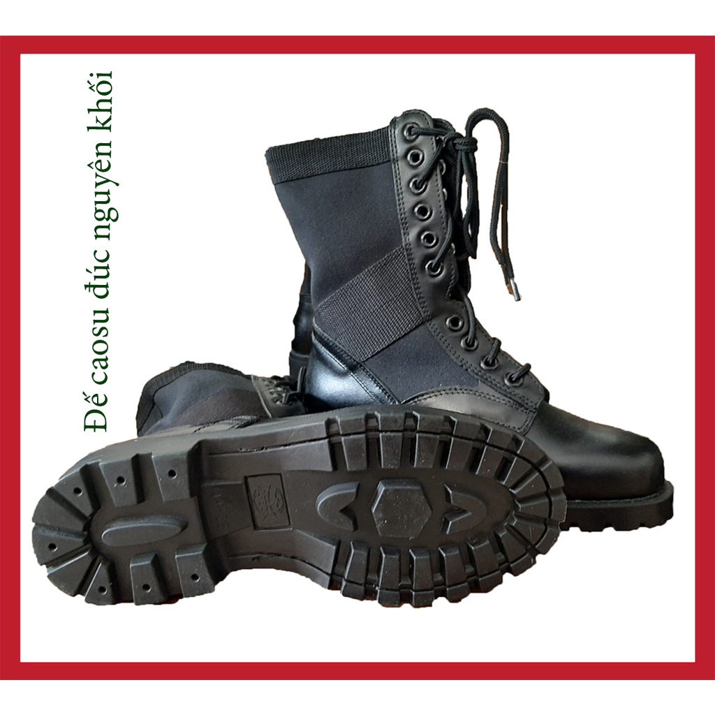 Giày Ghệt SQ nam, Giày ASECO 32 hàng hiệu, Giày cao cổ (Bốt) Boots for Men chất liệu da bò đế Cao su đúc  - CHÍNH HÃNG | BigBuy360 - bigbuy360.vn