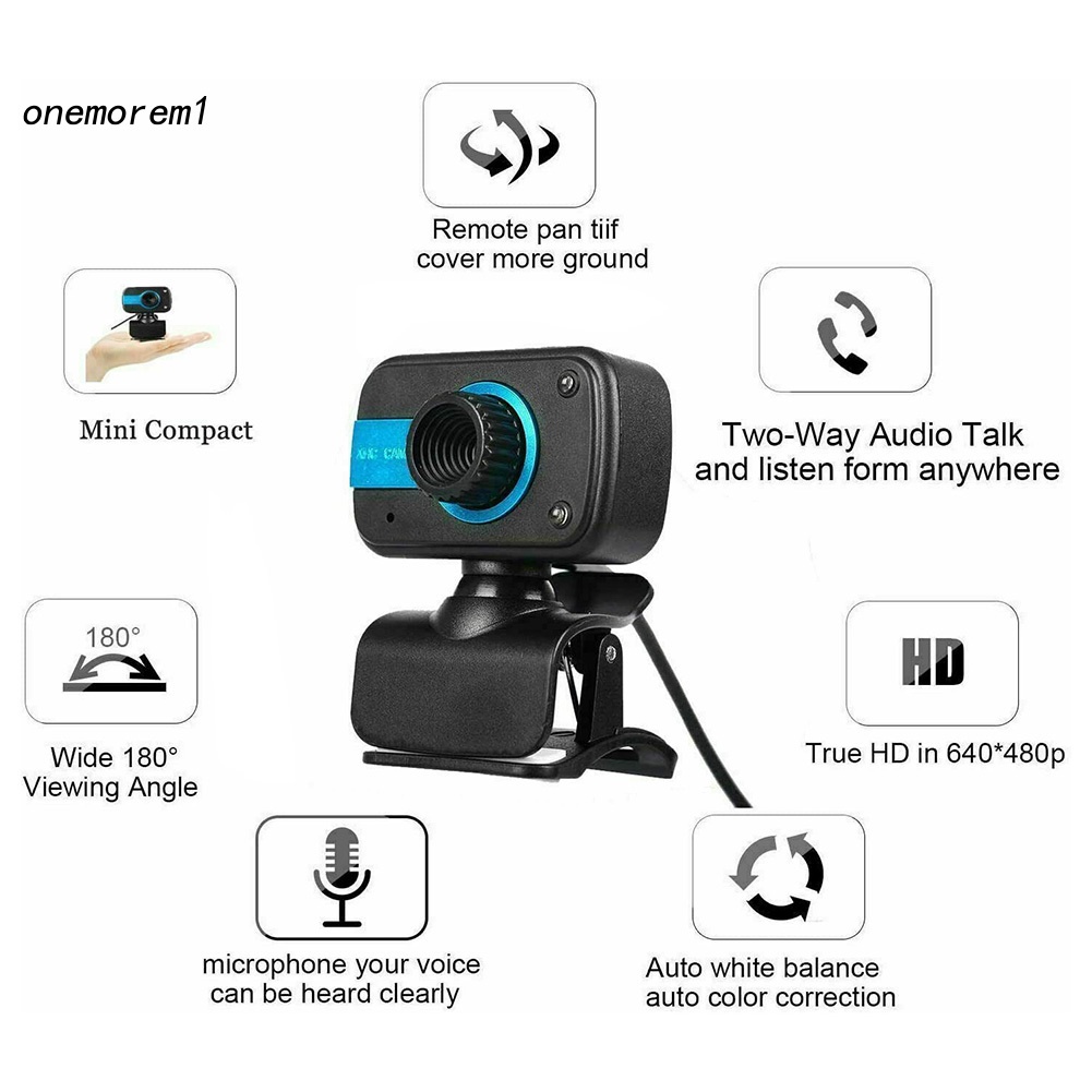 Webcam ONEM HD USB tích hợp micro cho PC Laptop | BigBuy360 - bigbuy360.vn
