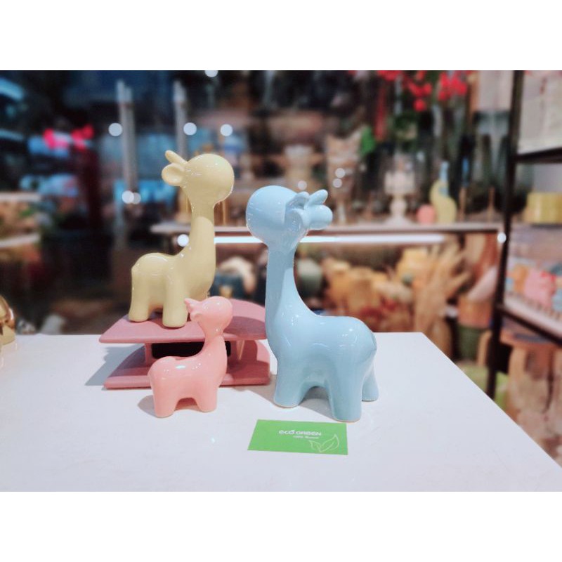 tượng thú sứ decor