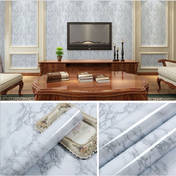 Decal dán bếp giả vân đá - Giấy dán tường bàn học 3D chịu nhiệt, chống nước, chống dầu mỡ dễ dàng lau chùi | BigBuy360 - bigbuy360.vn