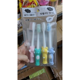 combo 4 bàn chải đánh răng trẻ em an toàn chất lượng