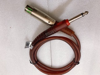 Dây mic thu âm chân 6.5mm.