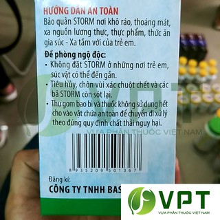 Thuốc diệt chuột Storm dạng viên nén Gói 4 viên