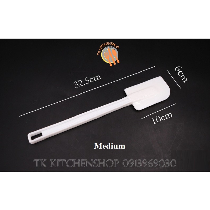 Dụng Cụ Làm Bánh – Vét Bột Silicon Chất Lượng Tốt – 3 kích thước/  Spatula phới trộn bột, phới dẹt silicon