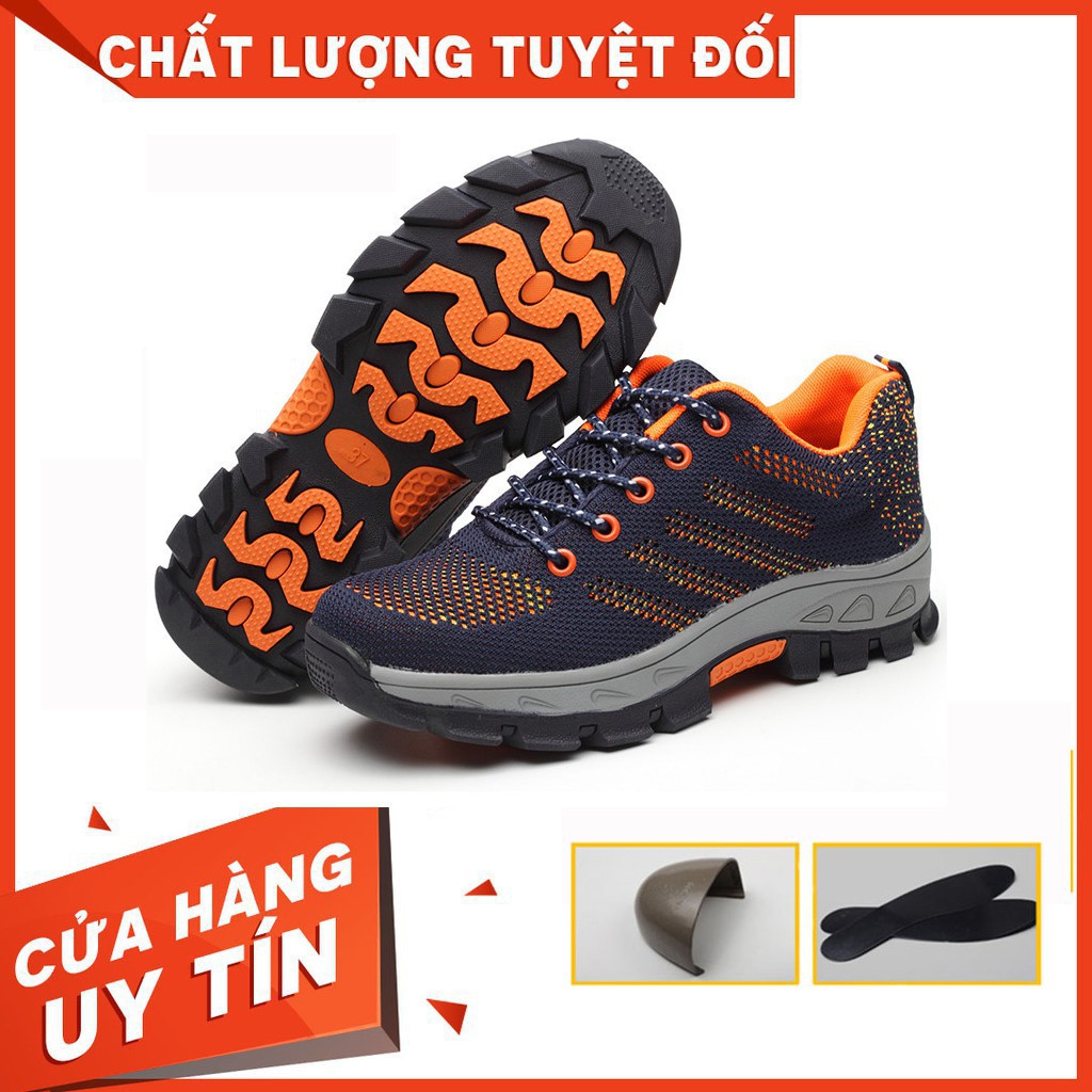 Giày bảo hộ lao động thời trang thể thao - Mũi thép chống đinh QC M05