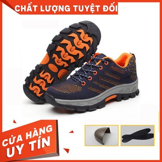 Giày bảo hộ lao động thời trang thể thao - Mũi thép chống đinh QC M06