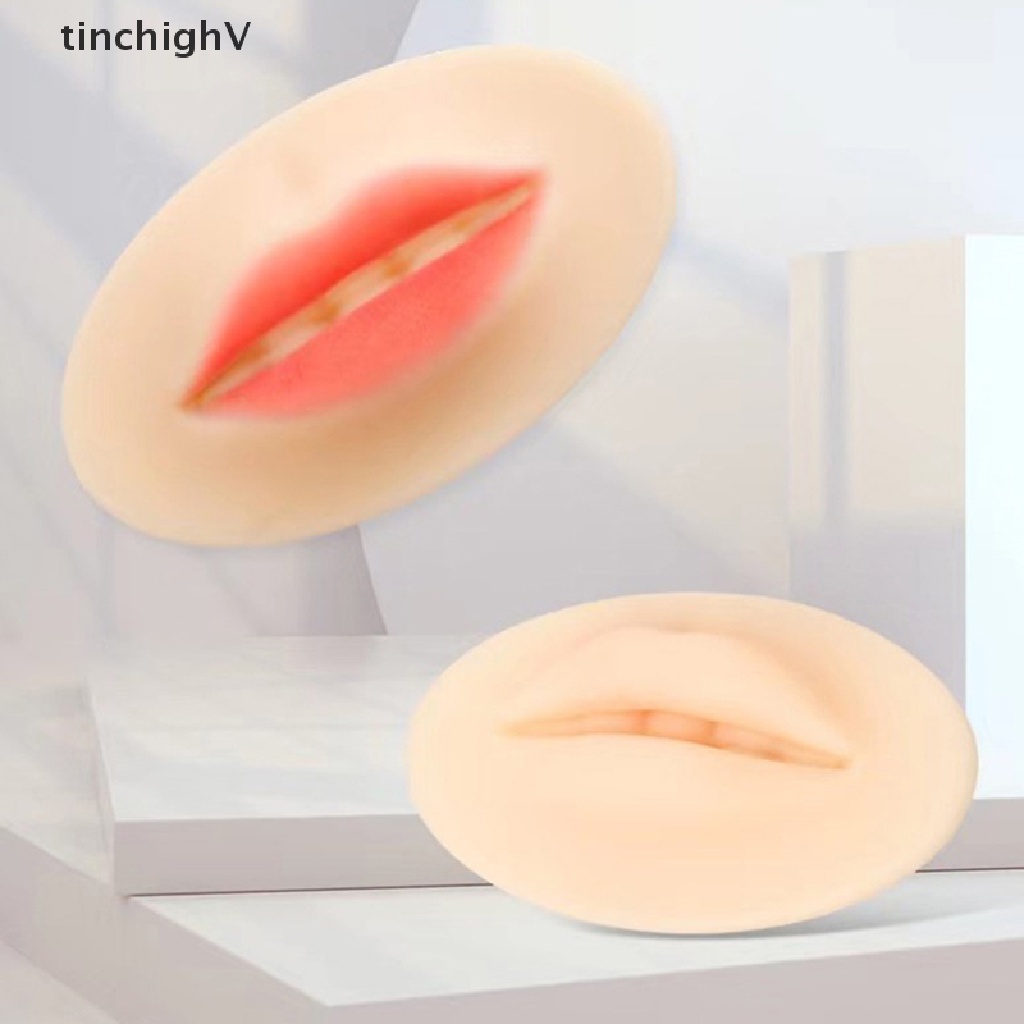 1 Khuôn Silicone Tạo Hình Môi Người 3D Có Thể Tái Sử Dụng Cho Người Mới Tập Trang Điểm