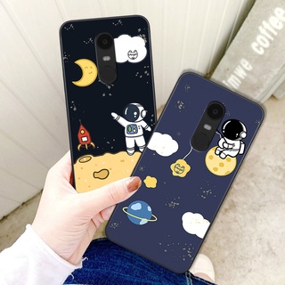 Ốp lưng XIAOMI Redmi 5 - Redmi 5 Plus - Redmi Note 4/4x in hình phi hành gia vũ trụ cute