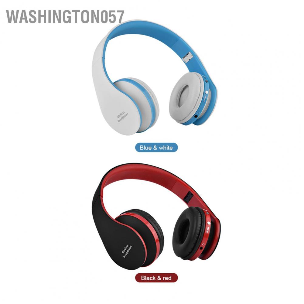 Washington057 Tai nghe không dây có thể gập lại được gắn tai Bluetooth 5.0 Stereo rảnh tay miễn phí