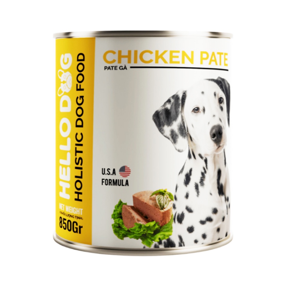 Pate cho cún Hello Dog - Hộp 850g