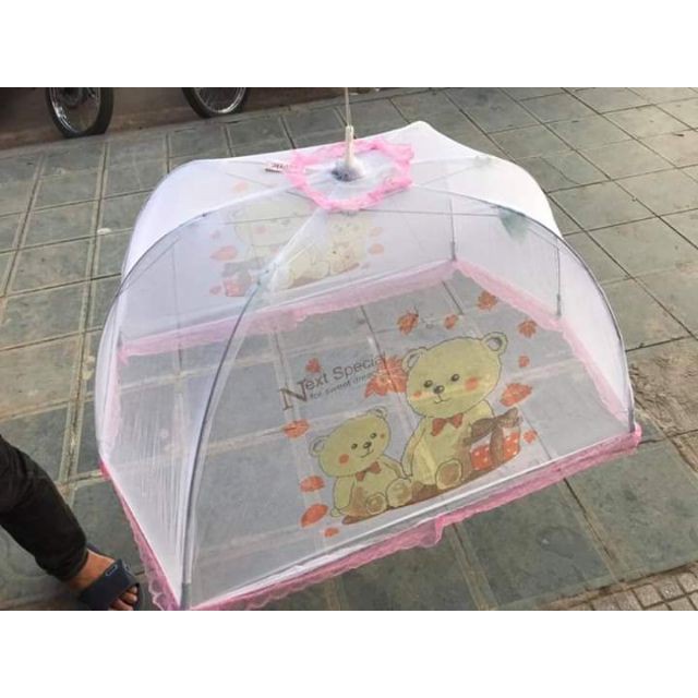 Màn chụp trẻ em Thái Lan gấp gọn 1m1-1m2 cao cấp