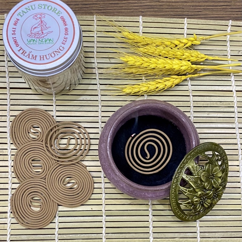 NHANG VÒNG 2H RƯỠI TRẦM HƯƠNG NHA TRANG- THƠM CHUẨN 100% TRẦM HƯƠNG, RẤT SÂU LẮNG, THOẢNG XA- TANU STORE