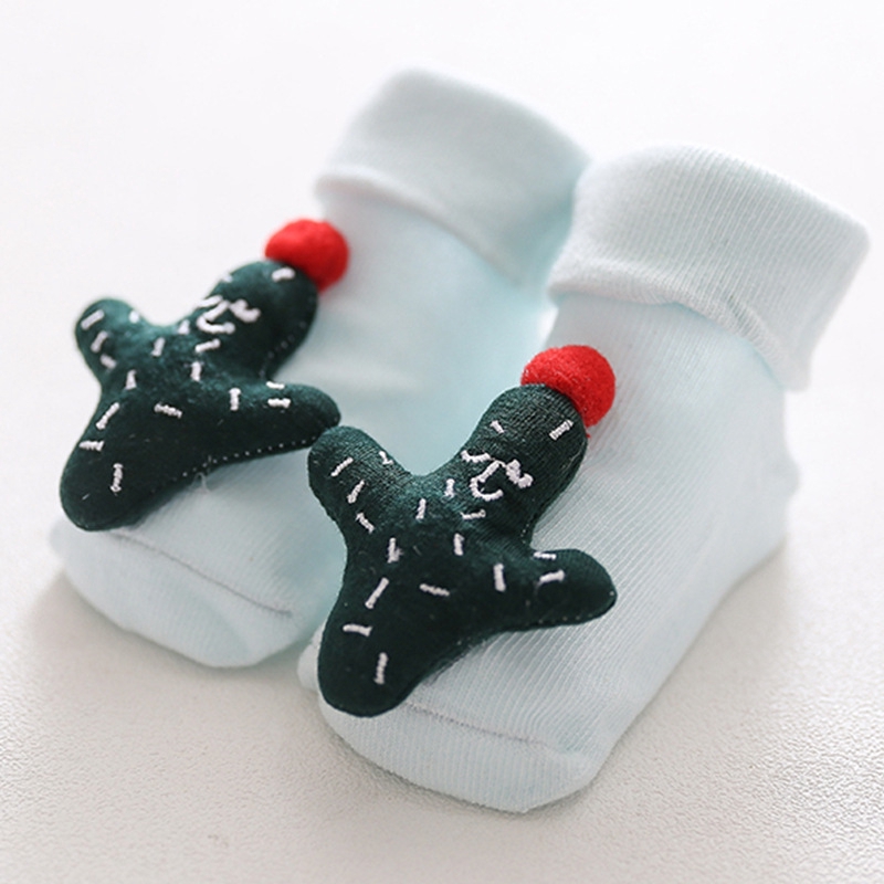 Vớ cotton chống trượt xinh xắn thời trang cho trẻ em