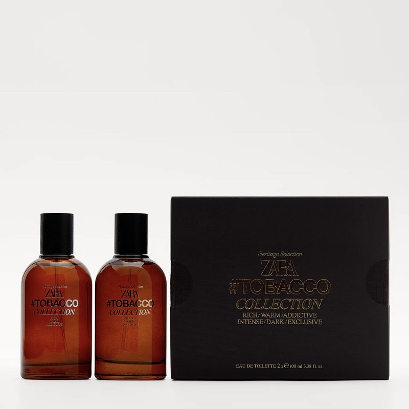 Nước hoa nam Zara - SET 2 chai TOBACCO INTENSE DARK & RICH WARM 100 ML | BigBuy360 - bigbuy360.vn