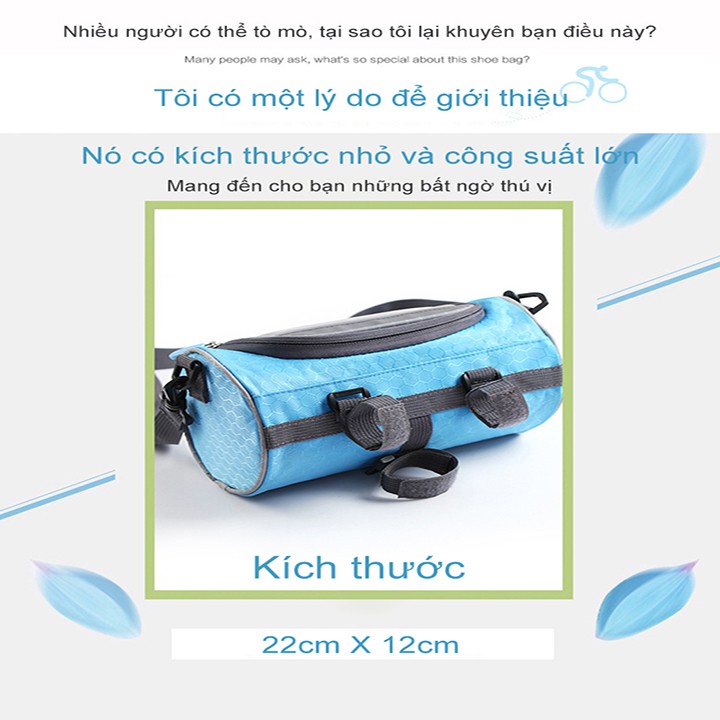TÚI ĐỰNG ĐIỆN THOẠI TREO ĐẦU XE MÁY LOẠI I, Túi xe đạp Điện thoại Sunha Màn hình cảm ứng MBS3939