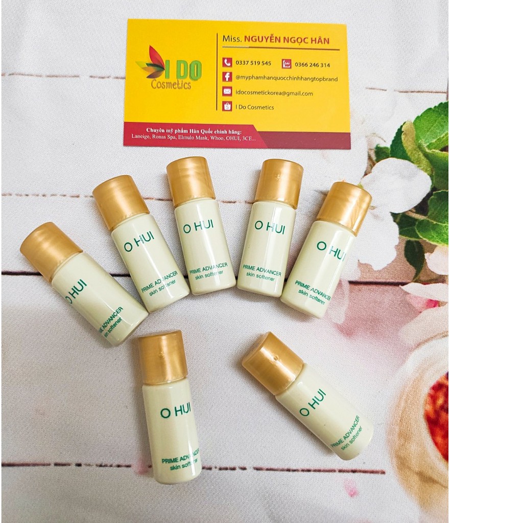 [5 chai sample] Nước hoa hồng chống lão hóa OHUI Prime Advancer Skin Softener
